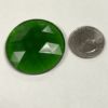 Faceted 40mm Round Jewel FR40-03 Green - Image 3