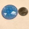 Faceted 40mm Round Jewel FR40-05 Turq. - Image 2