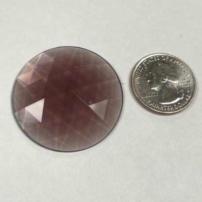 Faceted 40mm Round Jewel FR40-06 Amethyst - Image 2