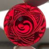 Victorian Round 40mm Jewel- Red VFR40-10