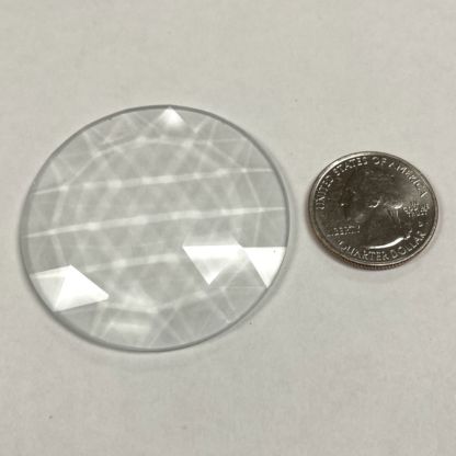 Faceted 50mm Round Jewel FR50-01 Clear - Image 2