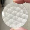 Faceted 50mm Round Jewel FR50-01 Clear