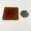 Square 40mm Jewel -Amber QST40-02 - Image 2