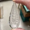 Teardrop Textured Jewel - Clear JM7732-01