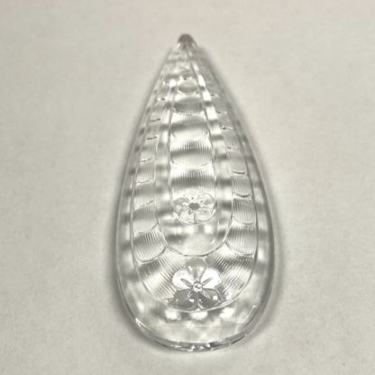 Teardrop Textured Jewel - Clear JM7732-01 - Image 2
