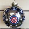 Chicago Cubs Polka Dot Ball Ornament