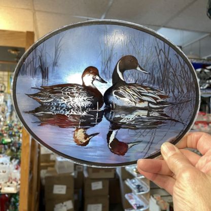 Painted Medallion Oval Floating Ducks PM036 - Image 4