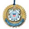 Brass U. S. Coast Guard Ornament - 65292 - Image 2