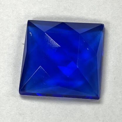 Faceted Square 18mm Jewel - Blue FQ18-04 - Image 2