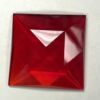 Faceted Square 50mm Jewel - Red FQ50-10 - Image 2
