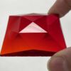 Faceted Square 50mm Jewel - Red FQ50-10 - Image 3