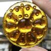 Round Texture 65mm (2 1/2") Jewel- Amber WM65-02