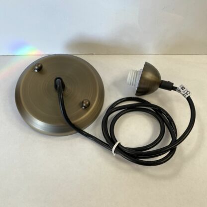 Mini Pendant Hanging Fixture - Antique Bronze