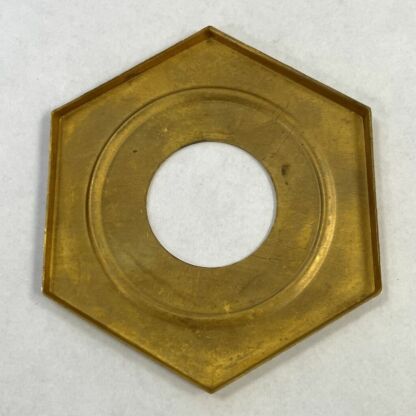 Pendant Lamp 6 Sided Brass Vase Cap 2 13/16" - Image 2