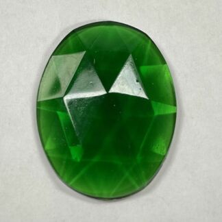 Faceted Oval 30mm x 40mm Jewel-331-03 Green