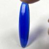 Long Oval Faceted Jewel - Blue 14mm x 60mm