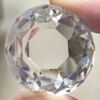 Double Faceted Round 30mm Jewel-Clear D30-01
