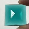 Faceted Square 25mm Jewel - Aqua FQ25-312