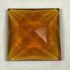 Faceted Square 30mm Jewel - Amber FQ30-02 - Image 2