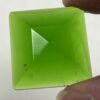 Faceted Square 30mm Jewel - Green FQ30-03