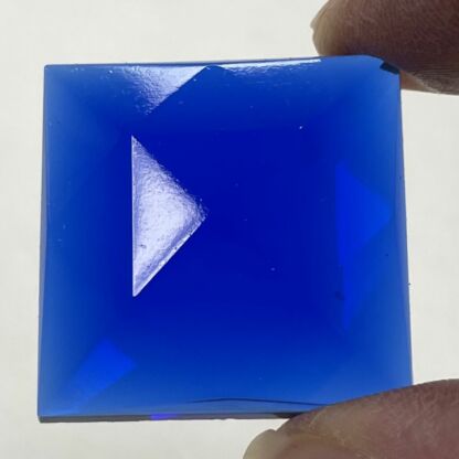 Faceted Square 30mm Jewel - Blue FQ30-04