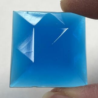 Faceted Square 30mm Jewel - Teal FQ30-05