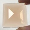 Faceted Square 30mm Jewel - Peach FQ30-08