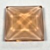 Faceted Square 30mm Jewel - Peach FQ30-08 - Image 2
