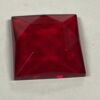 Faceted Square 30mm Jewel - Red FQ30-10 - Image 2