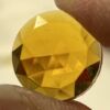 Faceted Round 15mm Jewel FR15-02 Amber