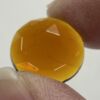 Faceted Jewel 15mm Round FR15-21 Dark Amber
