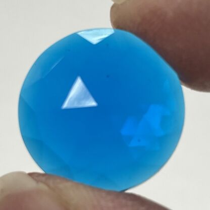 Faceted Round 20mm Jewel FR20-05 Turq