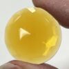 Faceted 25mm Round Jewel FR25-02 Amber
