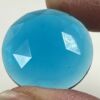 Faceted 25mm Round Jewel FR25-05 Turq