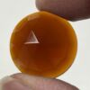 Faceted 25mm Round Jewel FR25-21 Dark Amber