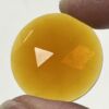Faceted 30mm Round Jewel FR30-02 Amber
