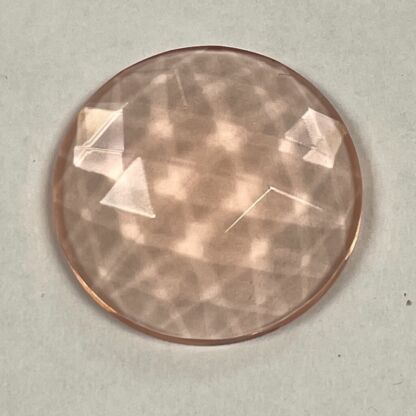 Faceted 30mm Round Jewel FR30-08 Peach - Image 2