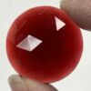 Faceted Round 30mm Jewel FR30-340 Cranberry