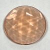 Faceted 35mm Round Jewel FR35-08 Peach - Image 2