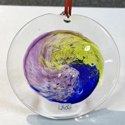 Rondel 3-D Handblown Glass  - LA06