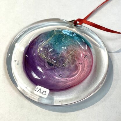 Rondel 3-D Handblown Glass - LA23 - Image 3