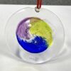 Rondel 3-D Handblown Glass - LA32