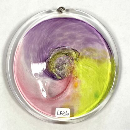 Rondel 3-D Handblown Glass - LA36 - Image 3