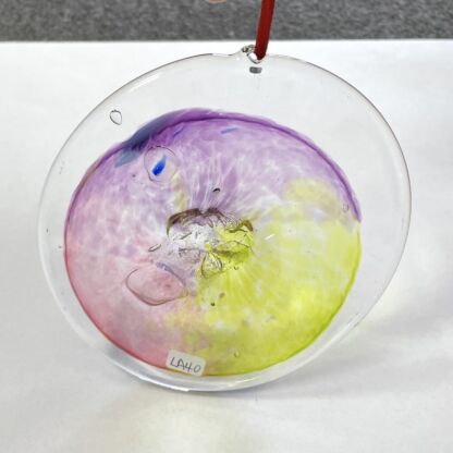Rondel 3-D Handblown Glass - LA40