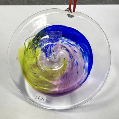 Rondel 3-D Handblown Glass - LA41