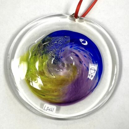 Rondel 3-D Handblown Glass - LA41 - Image 4