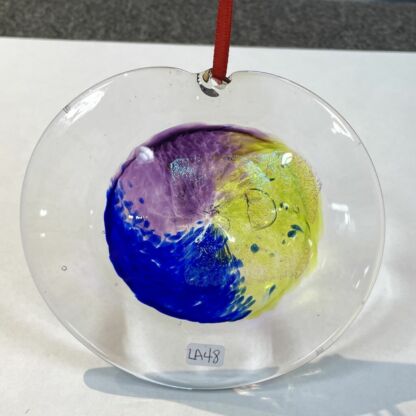 Rondel 3-D Handblown Glass - LA48