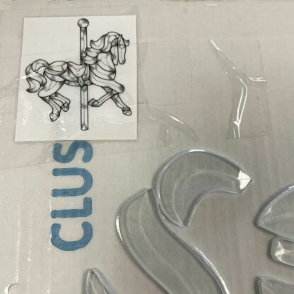Beveled Glass Cluster - MEC138 Carousel Horse