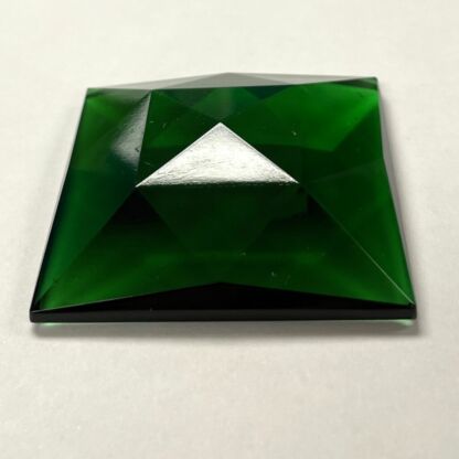 Faceted Square 50mm Jewel - Green FQ50-03 - Image 2