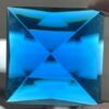 Faceted Square 50mm Jewel - Turquoise FQ50-5